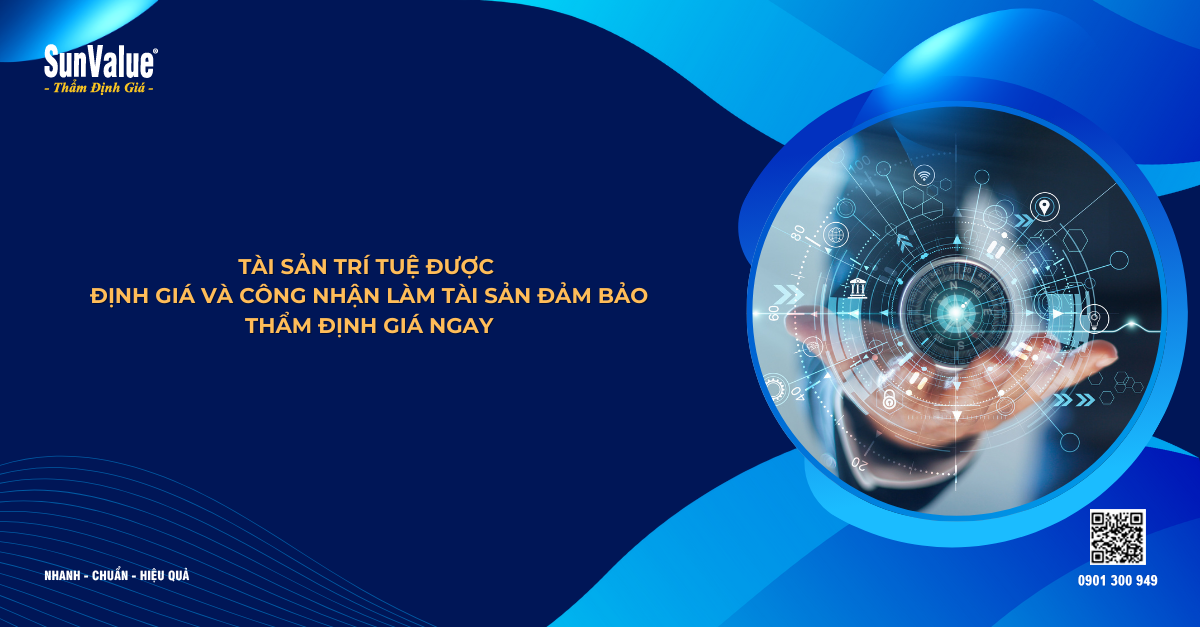 TÀI SẢN TRÍ TUỆ ĐƯỢC ĐỊNH GIÁ VÀ CÔNG NHẬN LÀM TÀI SẢN ĐẢM BẢO – THẨM ĐỊNH GIÁ NGAY
