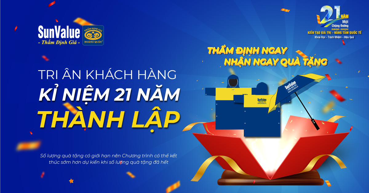 TRI ÂN KHÁCH HÀNG KỶ NIỆM 21 NĂM THÀNH LẬP CÔNG TY