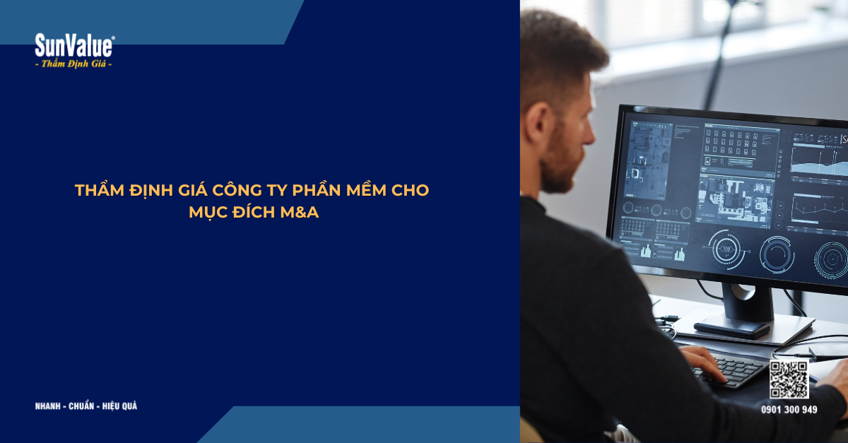 THẨM ĐỊNH GIÁ CÔNG TY PHẦN MỀM CHO MỤC ĐÍCH M&A