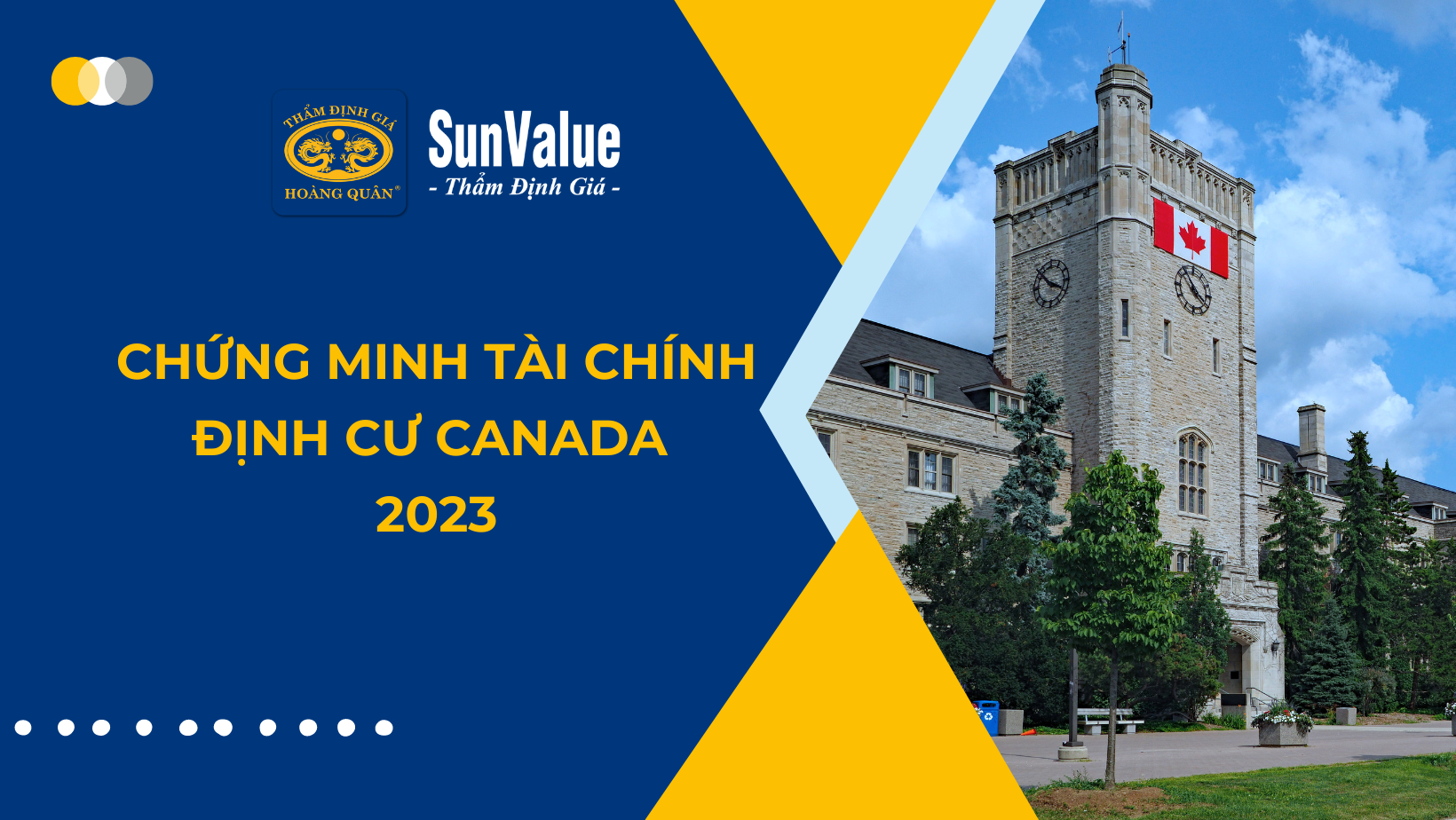 CHỨNG MINH TÀI CHÍNH ĐỊNH CƯ CANADA 2023