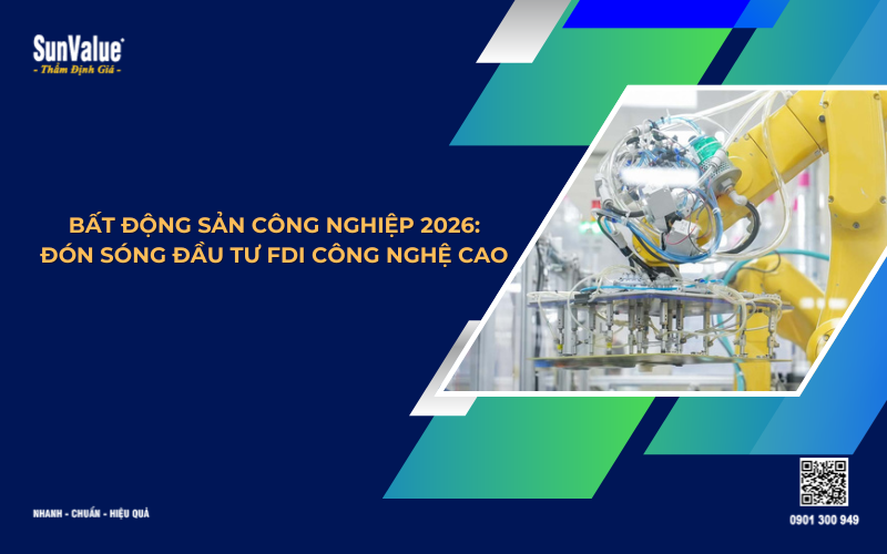 bất động sản công nghiệp 2026, thẩm định giá bất động sản công nghiệp