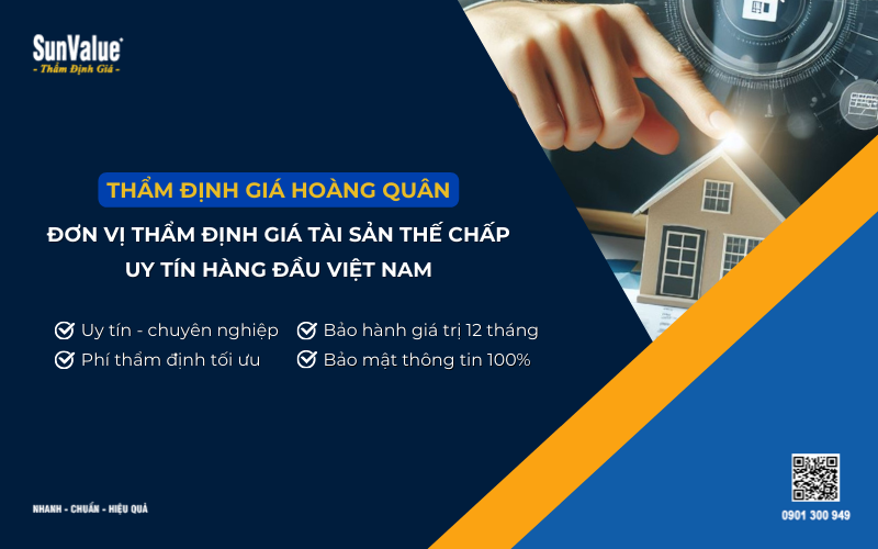 công ty thẩm định giá tài sản thế chấp vay vốn ngân hàng