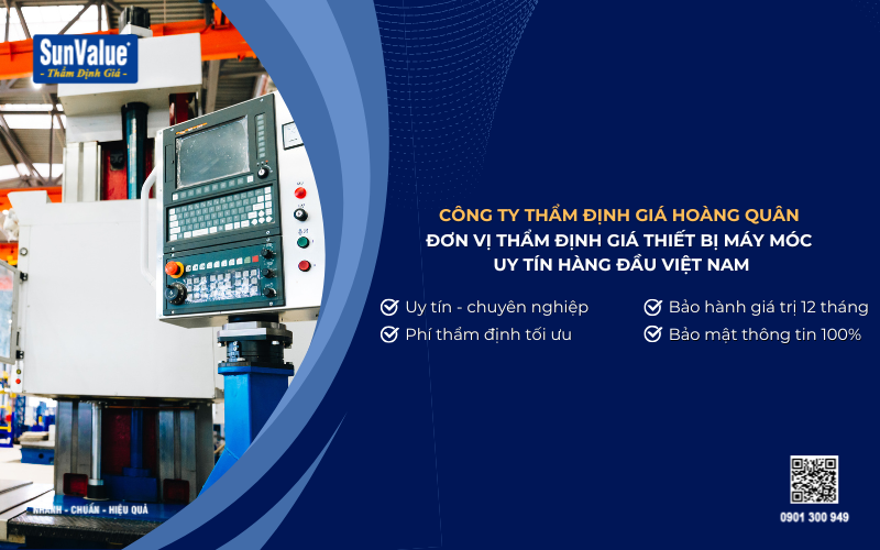 dịch vụ thẩm định giá máy móc thiết bị