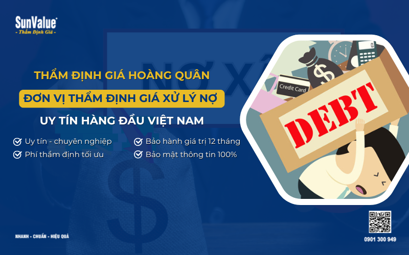 Công ty thẩm định giá khoản nợ xấu cho mục đích đấu giá