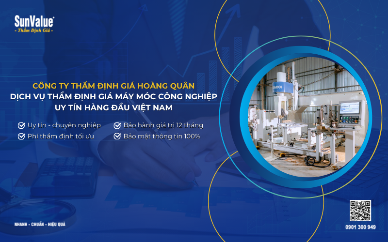 Công ty thẩm định giá máy móc thiết bị