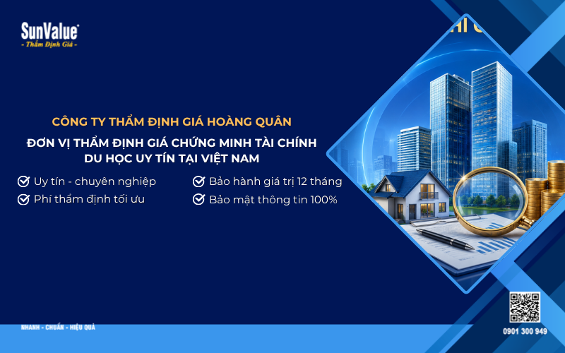 dịch vụ thẩm định giá chứng minh tài chính du học