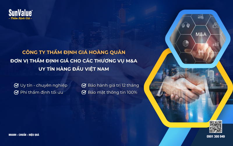 công ty thẩm định giá doanh nghiệp phục vụ M&A