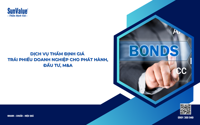 thẩm định giá trái phiếu doanh nghiệp, dịch vụ thẩm định giá trái phiếu doanh nghiệp