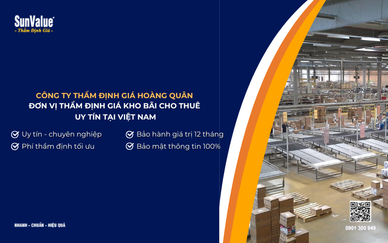 công ty thẩm định giá kho bãi uy tín