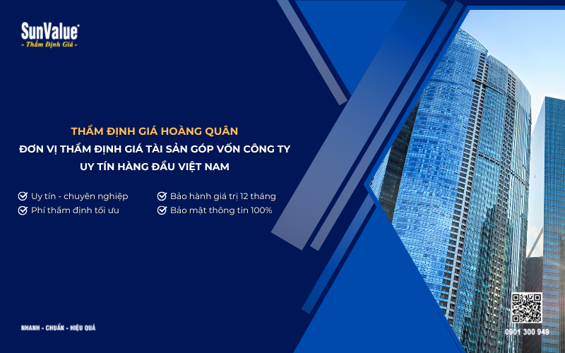 dịch vụ thẩm định giá tài sản góp vốn doanh nghiệp