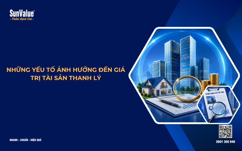 những yếu tố ảnh hưởng đến giá trị tài sản thanh lý