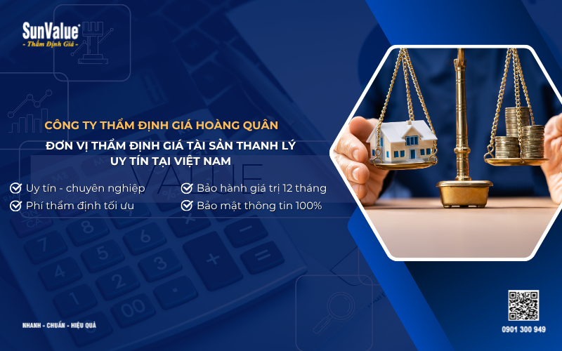 dịch vụ thẩm định giá tài sản thanh lý uy tín