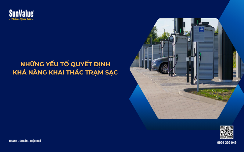 những yếu tố quyết định giá trị trạm sạc xe điện