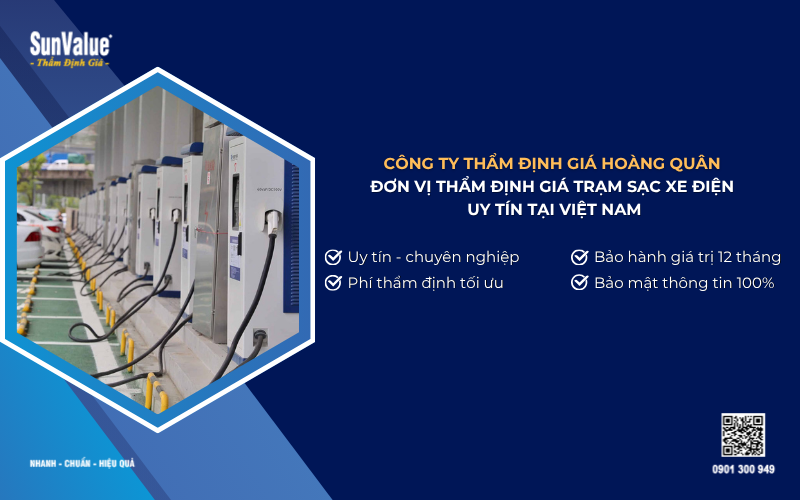 công ty thẩm định giá trạm sạc xe điện