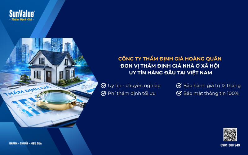 công ty thẩm định giá nhà ở xã hội uy tín