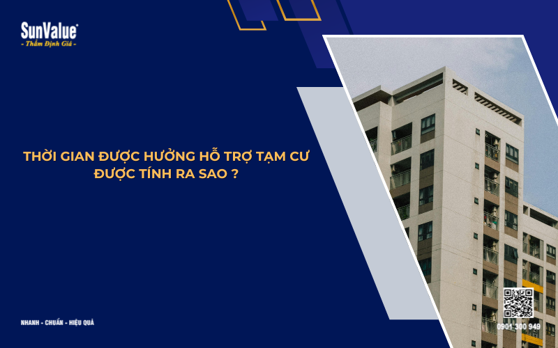 thời gian được hưởng hỗ trợ tạm cư