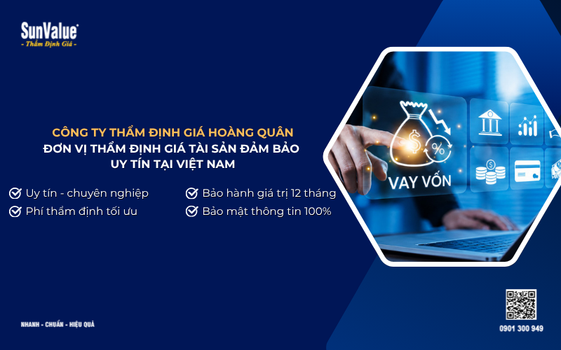 công ty thẩm định giá tài sản thế chấp vay vốn ngân hàng