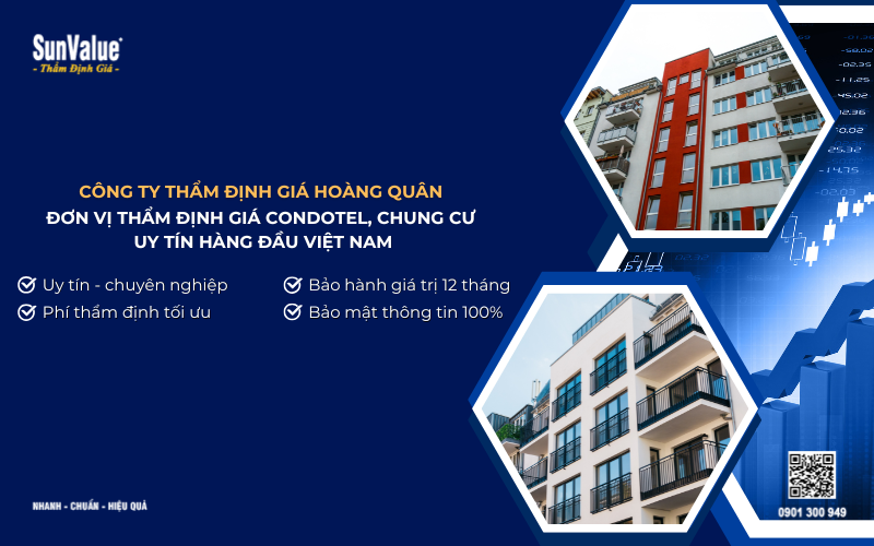 công ty thẩm định giá condotel, thẩm định giá chung cư
