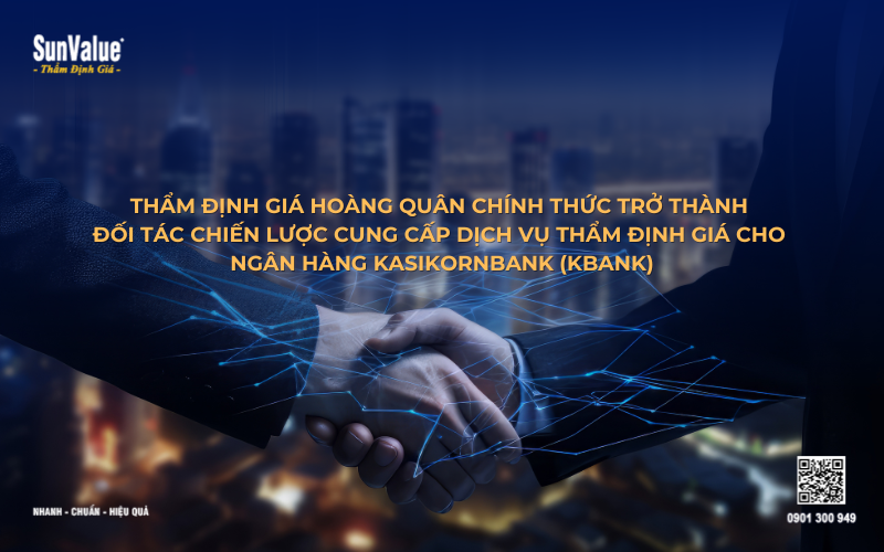 Thẩm định giá Hoàng Quân ký kết hợp tác với KBank