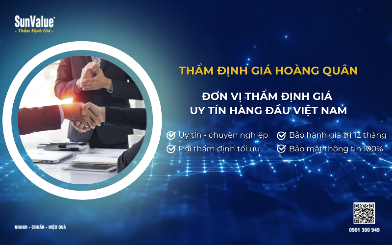 Hoàng Quân được Sacombank chọn làm đối tác thẩm định giá tài sản 2