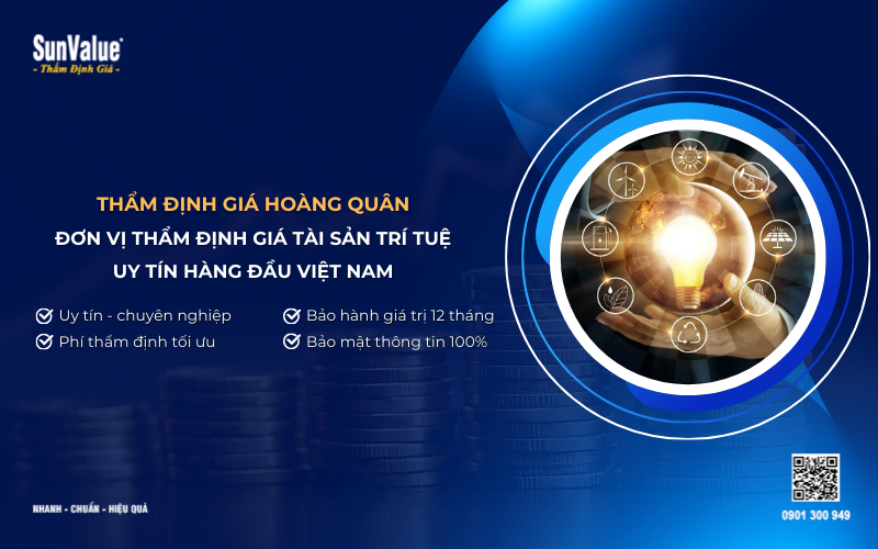 công ty thẩm định giá tài sản trí tuệ