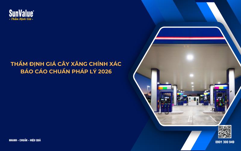 thẩm định giá cây xăng chính xác, định giá trạm xăng dầu
