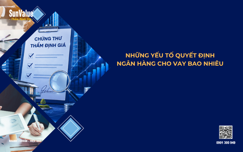 những yếu tối quyết định ngân hàng cho vay bao nhiêu