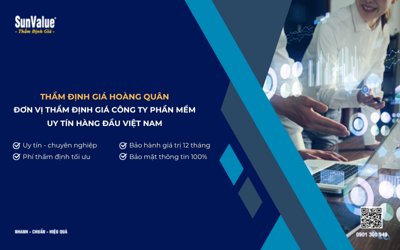 đơn vị thẩm định giá công ty phần mềm uy tín