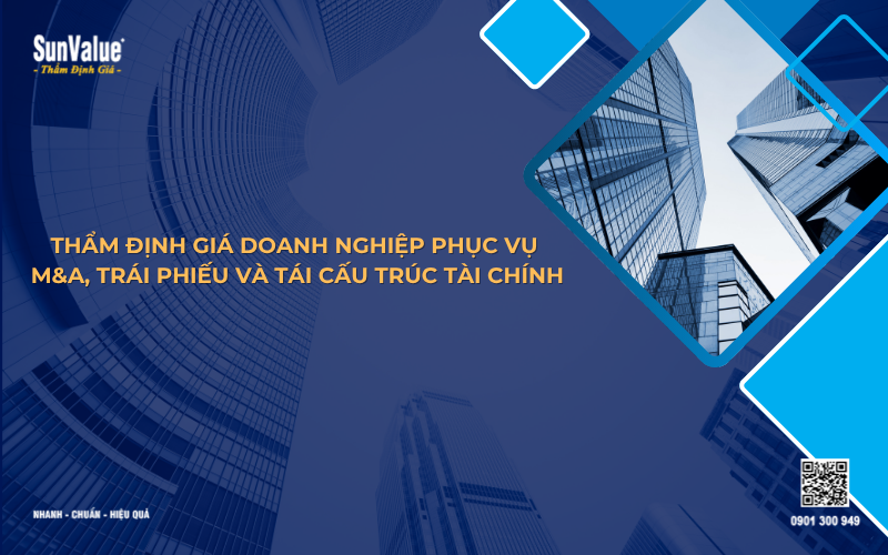 thẩm định giá doanh nghiệp phục vụ m&a