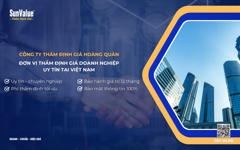 công ty thẩm định giá doanh nghiệp uy tín