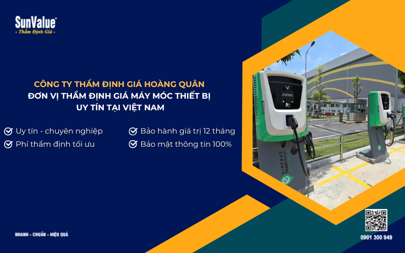 công ty thẩm định giá trạm sạc xe điện uy tín
