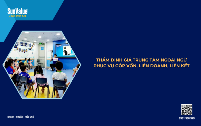 thẩm định giá trung tâm ngoại ngữ, thẩm định giá trung tâm tiếng anh