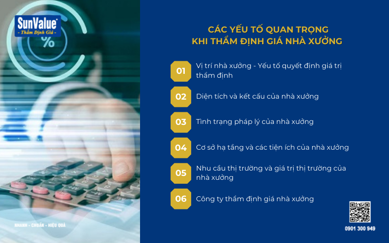 Tiêu chí thẩm định giá nhà xưởng 3