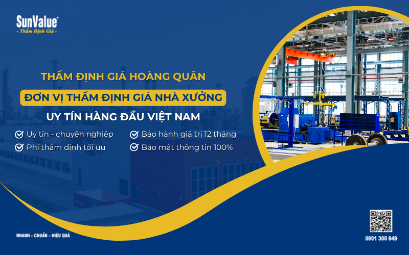 Công ty thẩm định giá nhà xưởng uy tín
