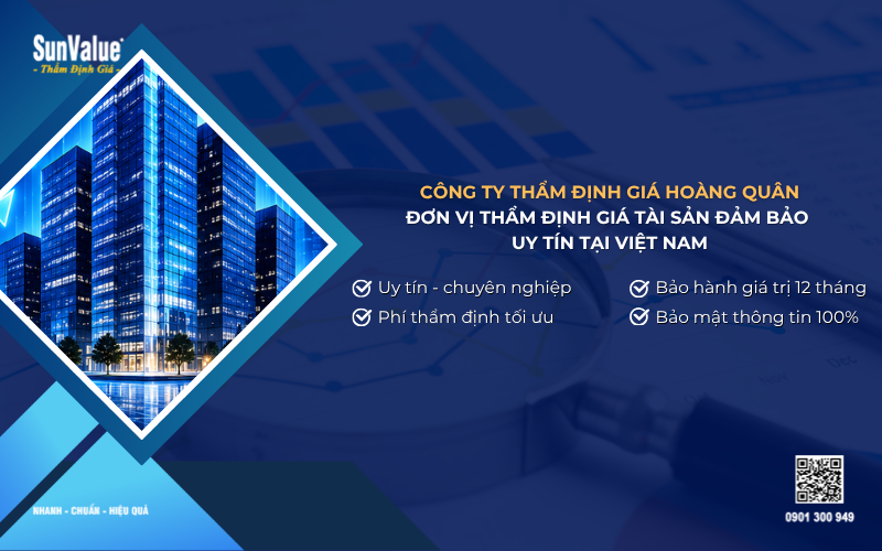 đơn vị thẩm định giá tài sản đảm bảo uy tín