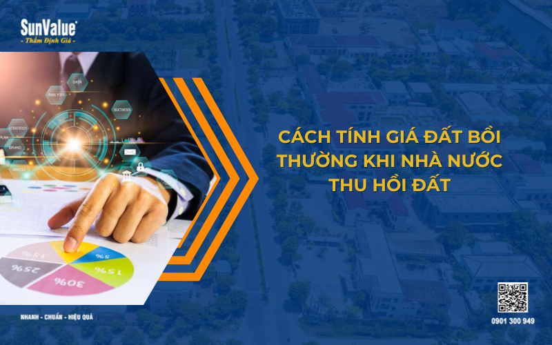 cách tính giá bồi thường đất khi bị nhà nước thu hồi đất