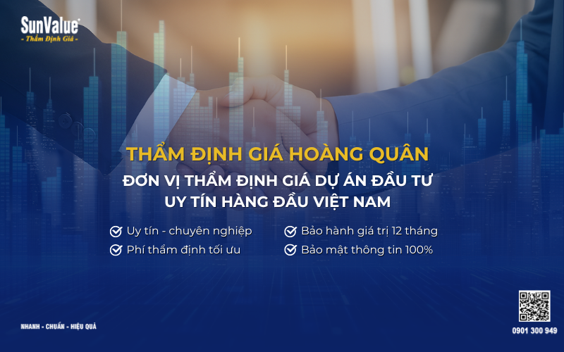 Công ty thẩm định giá dự án đầu tư uy tín