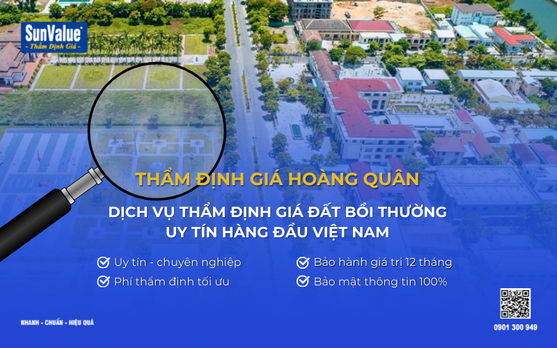 Công ty thẩm định giá đất bồi thường uy tín 