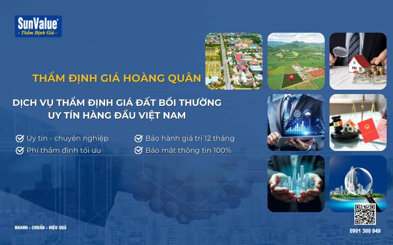 công ty thẩm định giá đất bồi thường uy tín tại Việt Nam