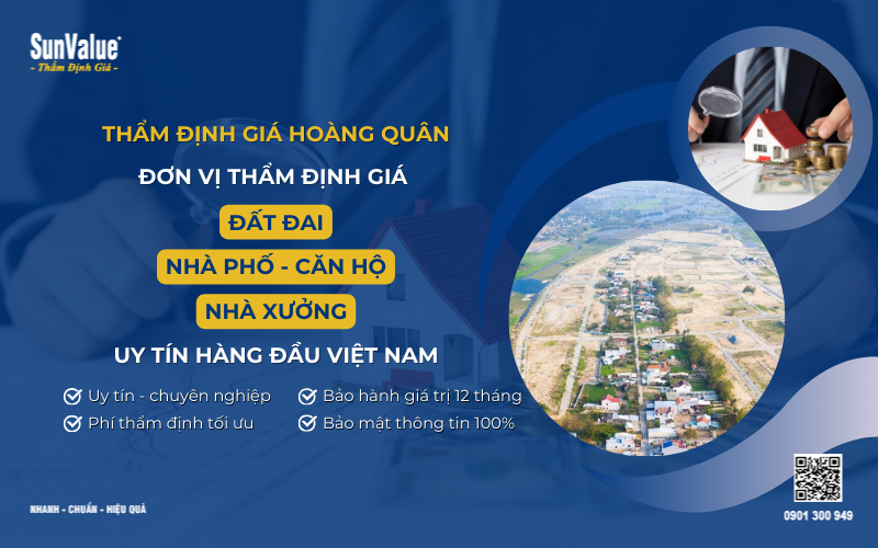 Công ty thẩm định giá đất, doanh nghiệp thẩm định giá bất động sản