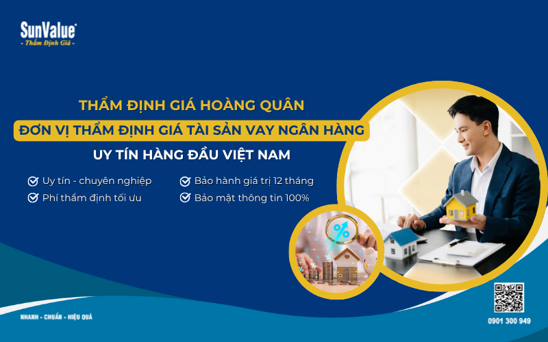 công ty thẩm định giá tài sản vay vốn ngân hàng