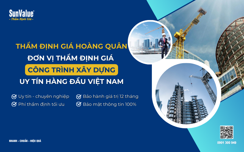 Đơn vị thẩm định giá công trình xây dựng uy tín