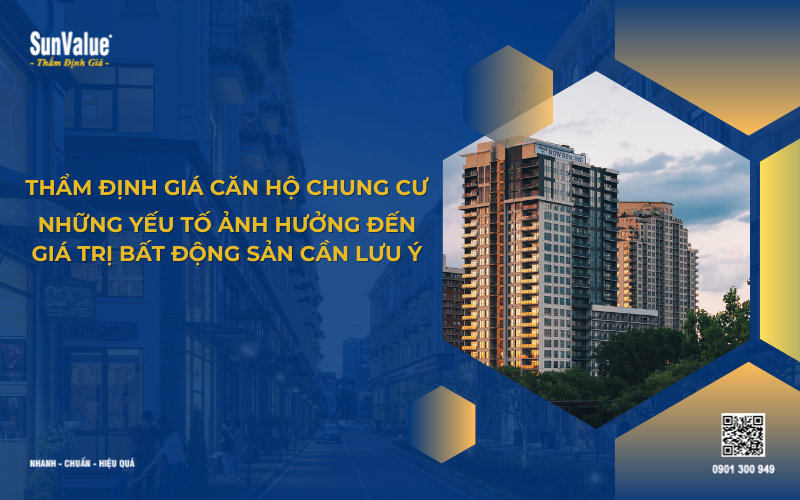 Tham định giá căn hộ chung cư, định giá bất động sản
