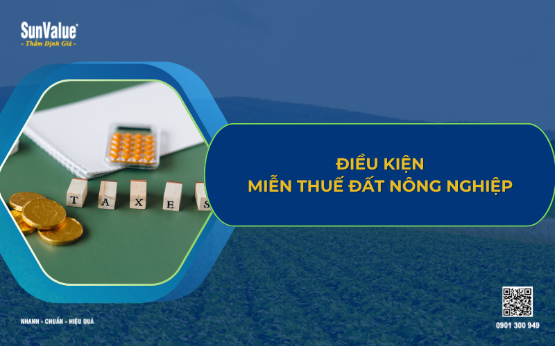Điều kiện miễn thuế đất nông nghiệp